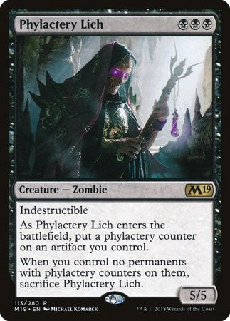 Phylactery Lich [Core Set 2019] | Mindsight Gaming