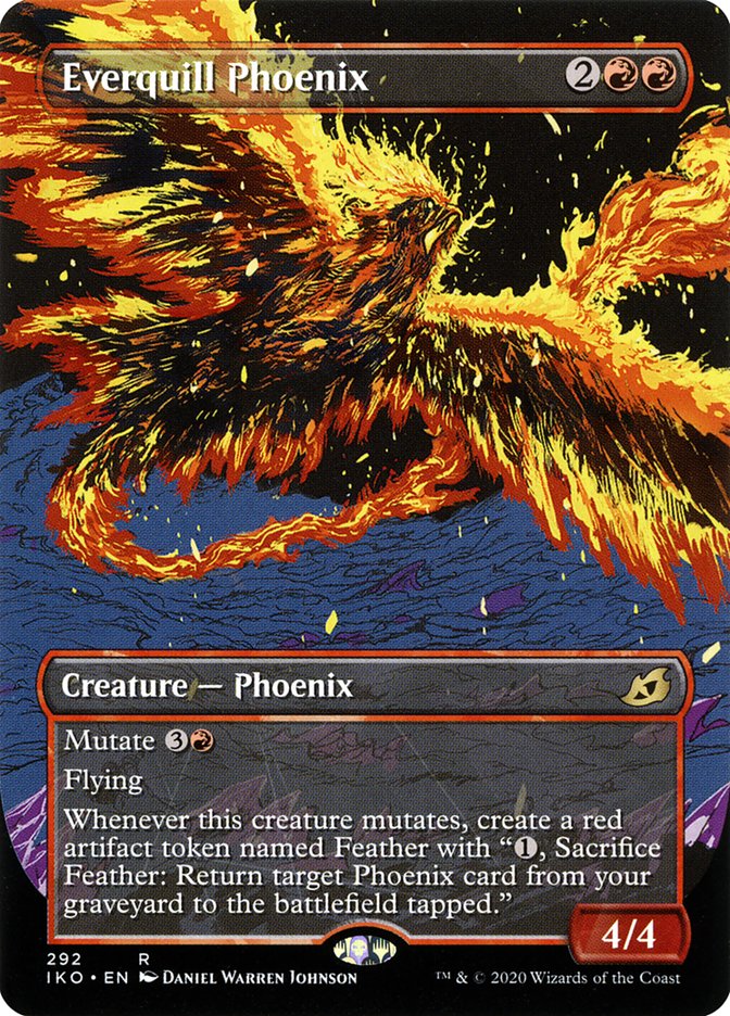 Everquill Phoenix (Showcase) [Ikoria: Lair of Behemoths] | Mindsight Gaming