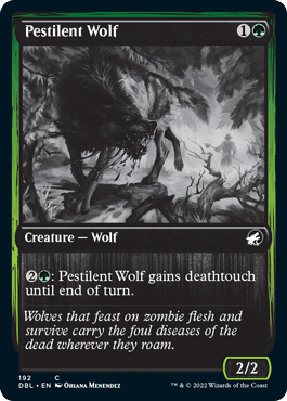 Pestilent Wolf [Innistrad: Double Feature] | Mindsight Gaming