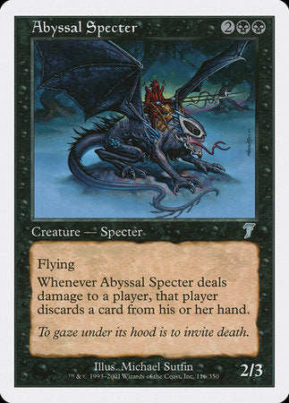 Abyssal Specter [Seventh Edition] | Mindsight Gaming