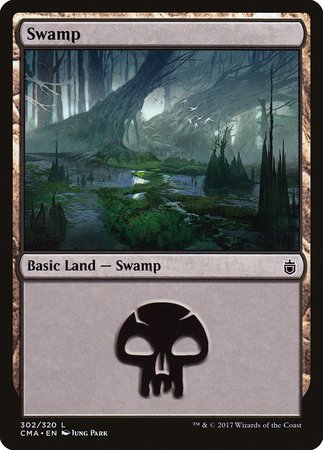 Swamp (302) [Commander Anthology] | Mindsight Gaming