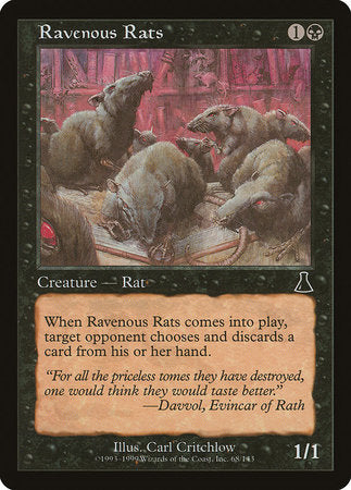 Ravenous Rats [Urza's Destiny] | Mindsight Gaming