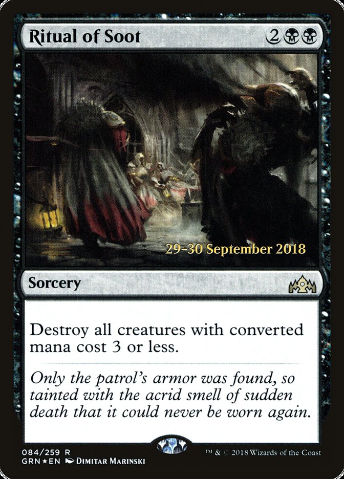 Ritual of Soot  [Guilds of Ravnica Prerelease Promos] | Mindsight Gaming