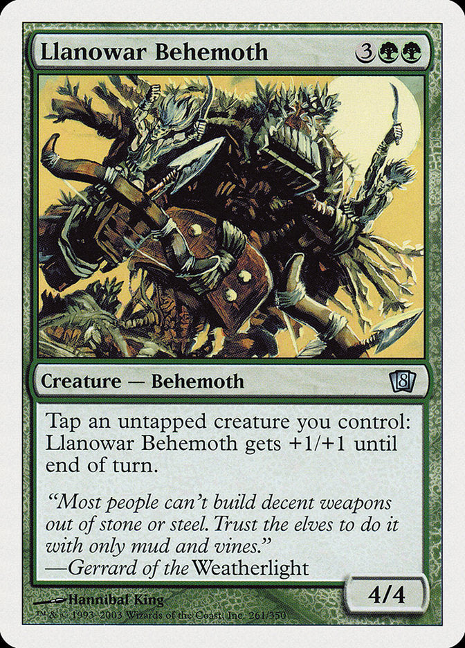 Llanowar Behemoth [Eighth Edition] | Mindsight Gaming
