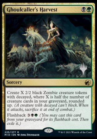 Ghoulcaller's Harvest (Promo Pack) [Innistrad: Midnight Hunt Promos] | Mindsight Gaming