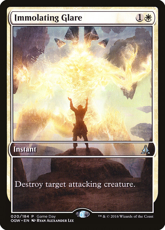 Immolating Glare (Game Day) (Extended) [Oath of the Gatewatch Promos] | Mindsight Gaming