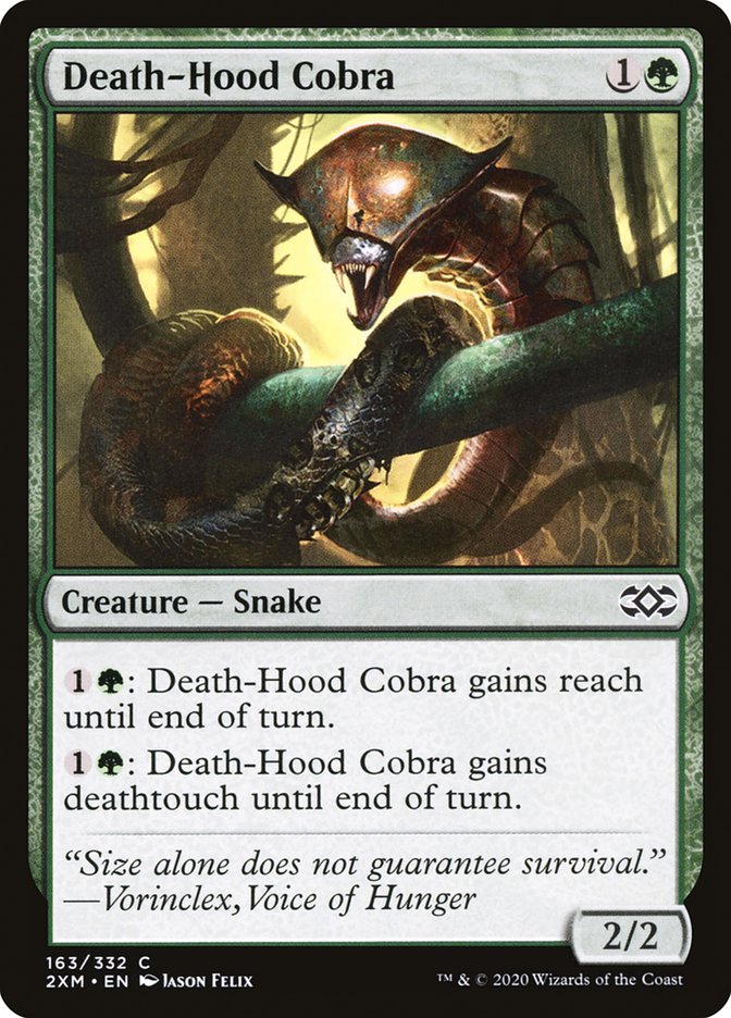 Death-Hood Cobra [Double Masters] | Mindsight Gaming