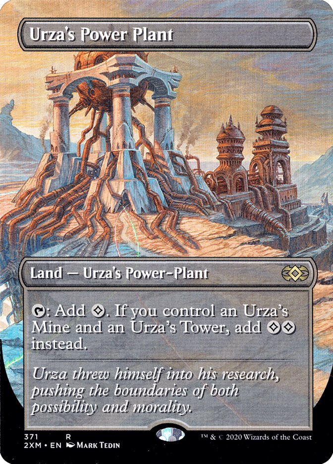 Urza's Power Plant (Borderless) [Double Masters] | Mindsight Gaming