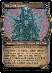 Throne of the Grim Captain // The Grim Captain (Showcase) [The Lost Caverns of Ixalan] | Mindsight Gaming