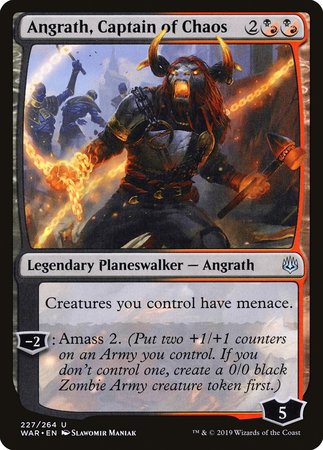 Angrath, Captain of Chaos [War of the Spark] | Mindsight Gaming