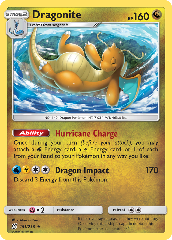 Dragonite (151/236) [Sun & Moon: Unified Minds] | Mindsight Gaming