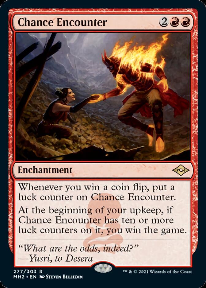 Chance Encounter (Foil Etched) [Modern Horizons 2] | Mindsight Gaming