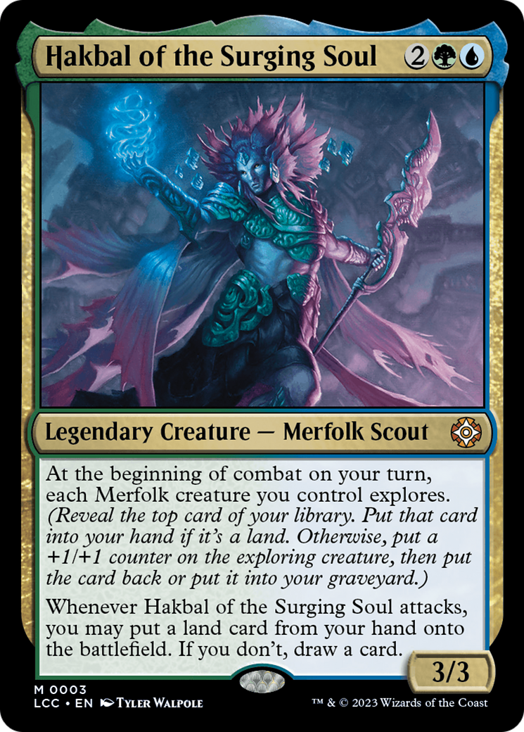 Hakbal of the Surging Soul [The Lost Caverns of Ixalan Commander] | Mindsight Gaming