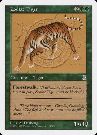 Zodiac Tiger [Portal Three Kingdoms] | Mindsight Gaming