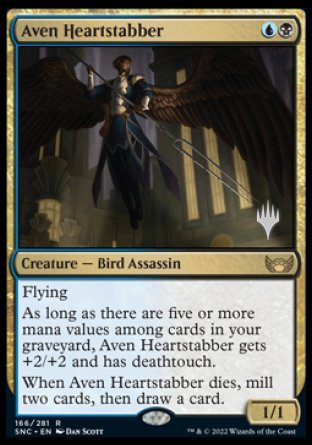 Aven Heartstabber (Promo Pack) [Streets of New Capenna Promos] | Mindsight Gaming