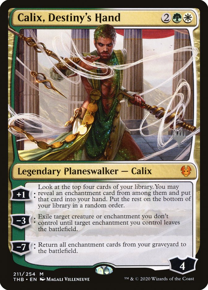 Calix, Destiny's Hand (Promo Pack) [Theros Beyond Death Promos] | Mindsight Gaming