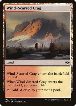 Wind-Scarred Crag [Fate Reforged] | Mindsight Gaming