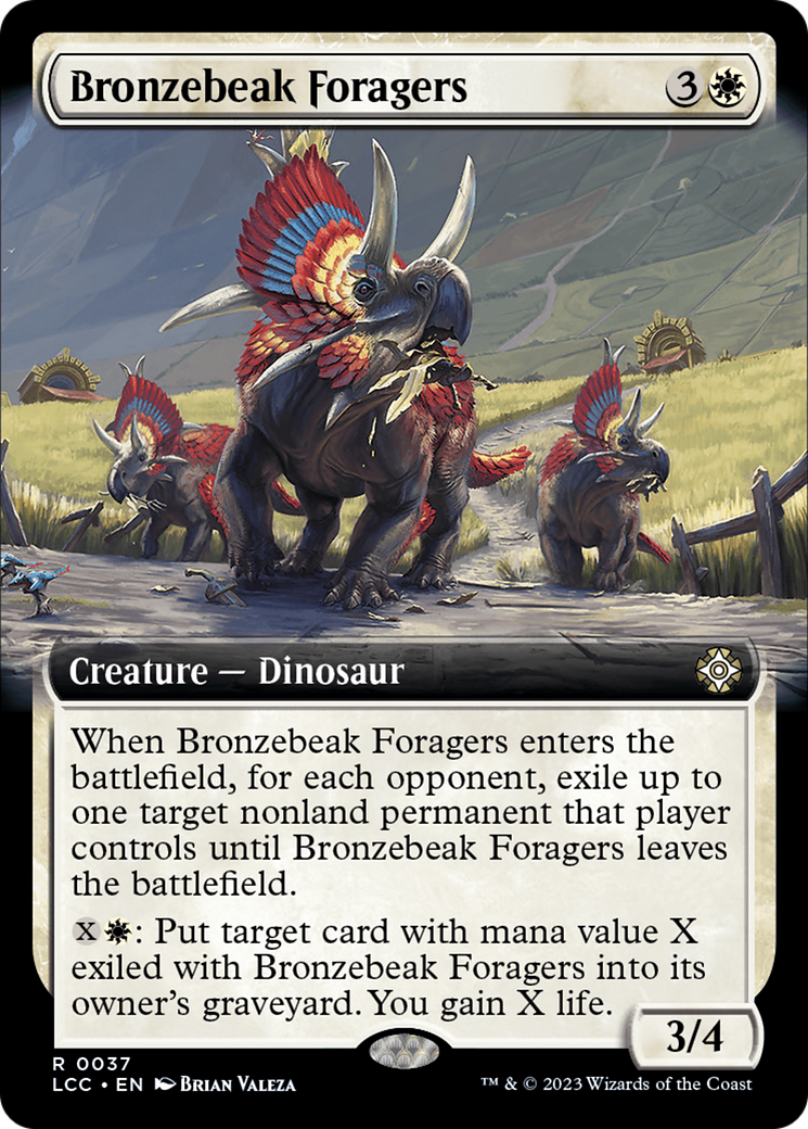 Bronzebeak Foragers (Extended Art) [The Lost Caverns of Ixalan Commander] | Mindsight Gaming