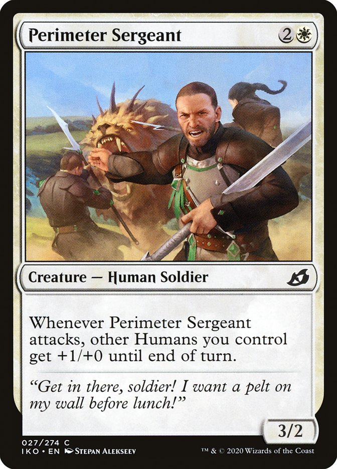 Perimeter Sergeant [Ikoria: Lair of Behemoths] | Mindsight Gaming