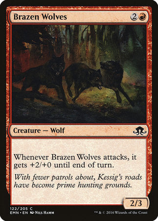 Brazen Wolves [Eldritch Moon] | Mindsight Gaming