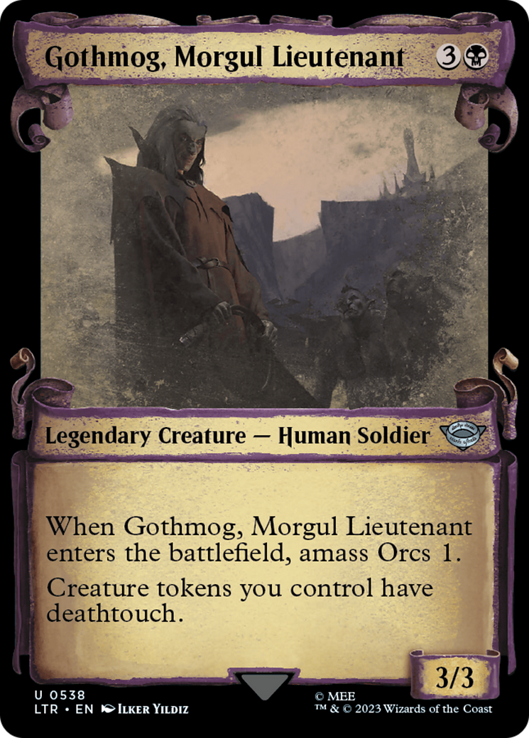 Gothmog, Morgul Lieutenant [The Lord of the Rings: Tales of Middle-Earth Showcase Scrolls] | Mindsight Gaming
