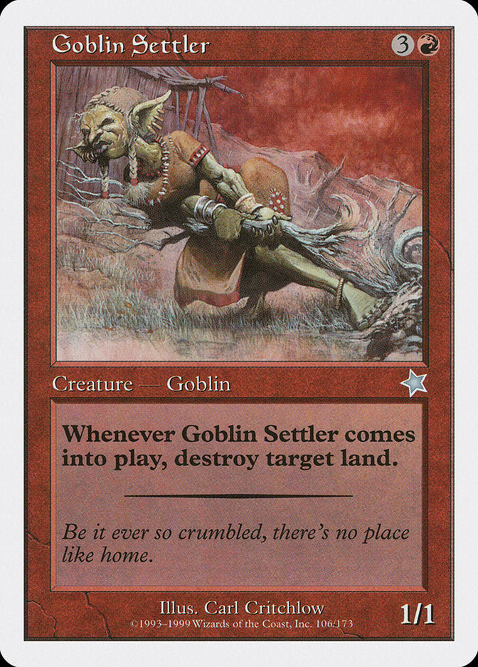 Goblin Settler [Starter 1999] | Mindsight Gaming