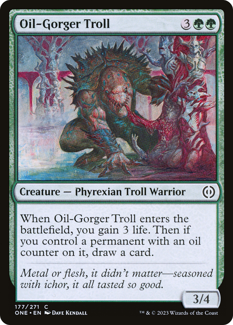 Oil-Gorger Troll [Phyrexia: All Will Be One] | Mindsight Gaming