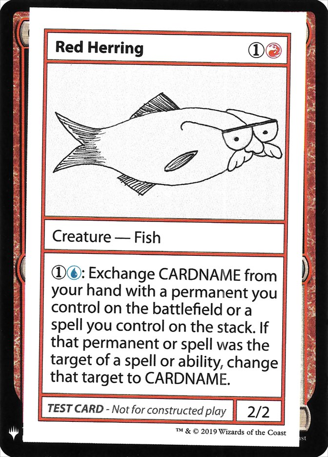 Red Herring [Mystery Booster Playtest Cards] | Mindsight Gaming