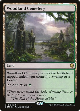 Woodland Cemetery [Dominaria Promos] | Mindsight Gaming