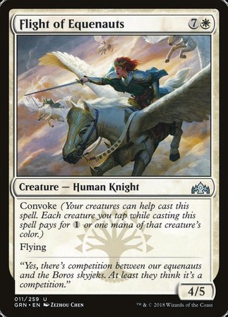Flight of Equenauts [Guilds of Ravnica] | Mindsight Gaming