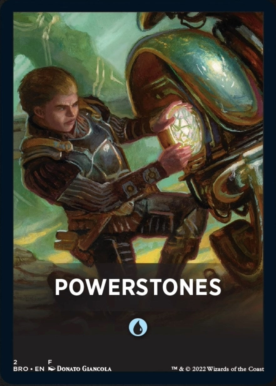 Powerstones Theme Card [The Brothers' War Tokens] | Mindsight Gaming