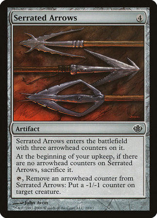 Serrated Arrows [Duel Decks: Garruk vs. Liliana] | Mindsight Gaming