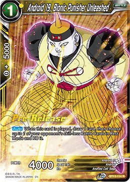 Android 19, Bionic Punisher Unleashed (BT13-114) [Supreme Rivalry Prerelease Promos] | Mindsight Gaming