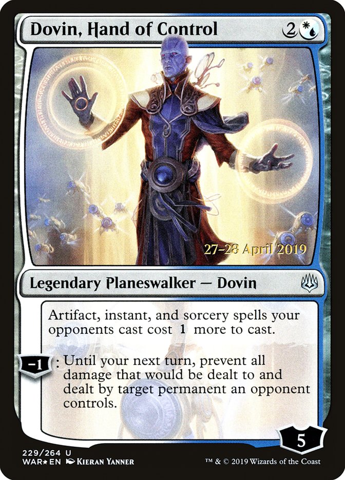 Dovin, Hand of Control  [War of the Spark Prerelease Promos] | Mindsight Gaming