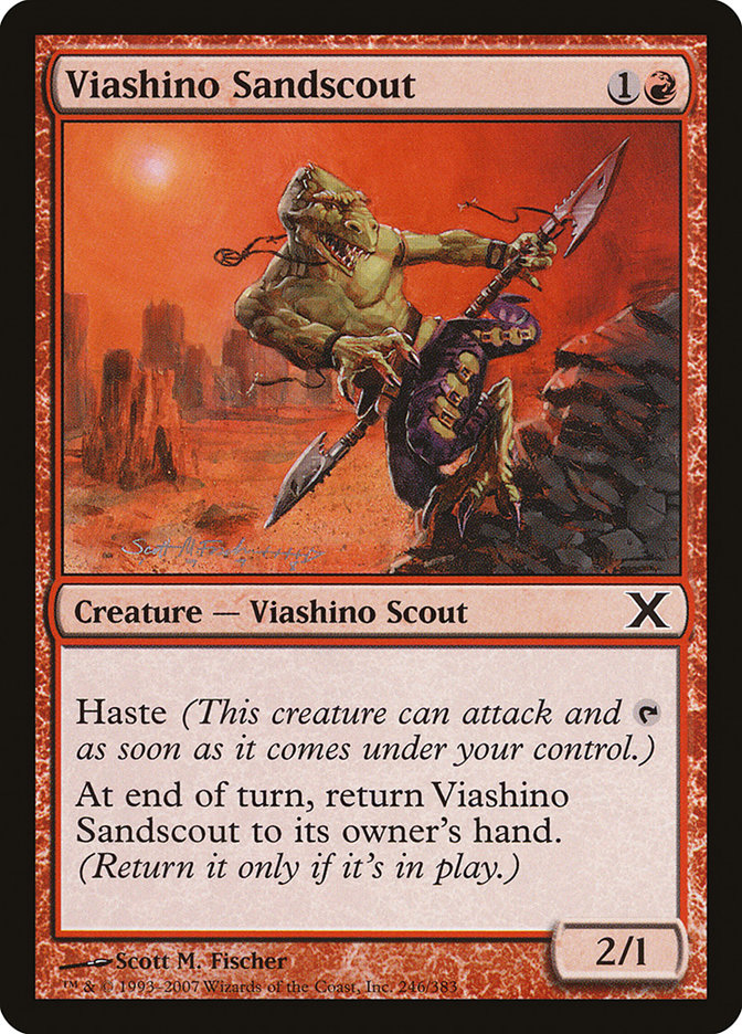 Viashino Sandscout [Tenth Edition] | Mindsight Gaming