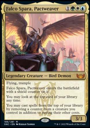 Falco Spara, Pactweaver (Promo Pack) [Streets of New Capenna Promos] | Mindsight Gaming