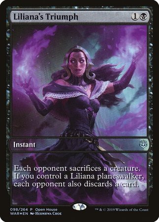 Liliana's Triumph [War of the Spark Promos] | Mindsight Gaming