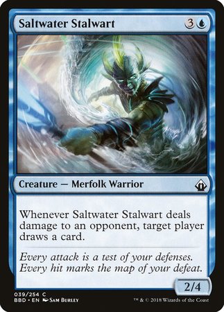 Saltwater Stalwart [Battlebond] | Mindsight Gaming