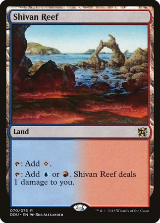 Shivan Reef [Duel Decks: Elves vs. Inventors] | Mindsight Gaming