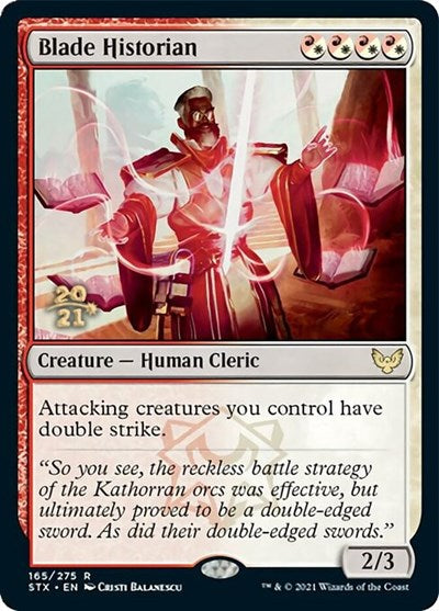 Blade Historian [Strixhaven: School of Mages Prerelease Promos] | Mindsight Gaming