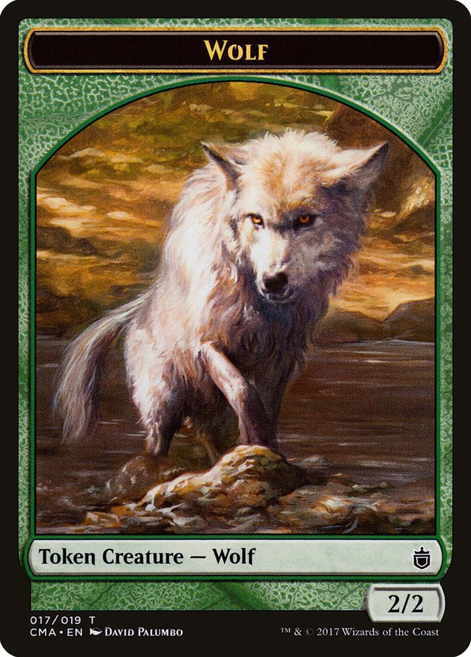 Wolf (017/019) [Commander Anthology Tokens] | Mindsight Gaming