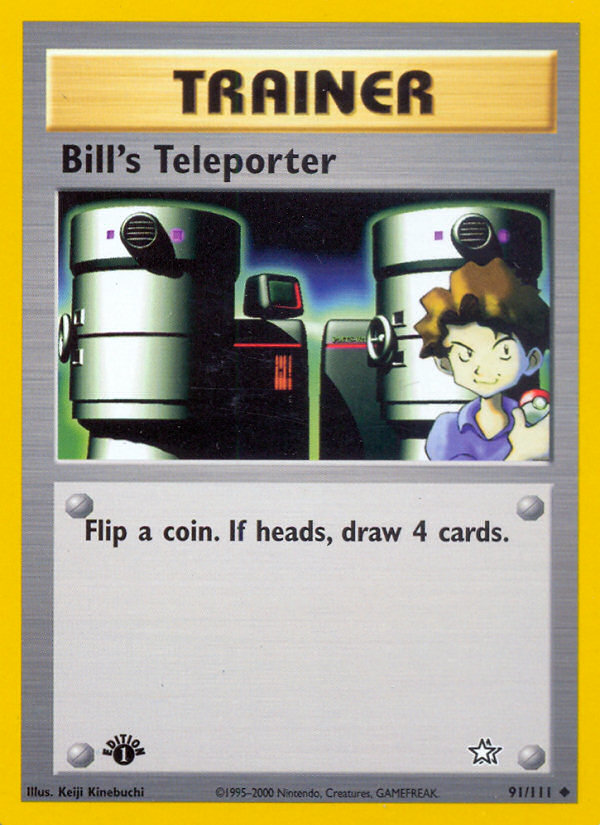 Bill's Teleporter (91/111) [Neo Genesis 1st Edition] | Mindsight Gaming