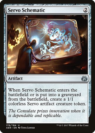 Servo Schematic [Aether Revolt] | Mindsight Gaming