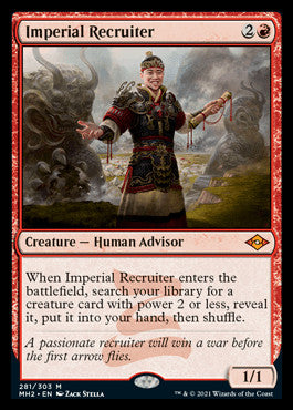 Imperial Recruiter (Foil Etched) [Modern Horizons 2] | Mindsight Gaming