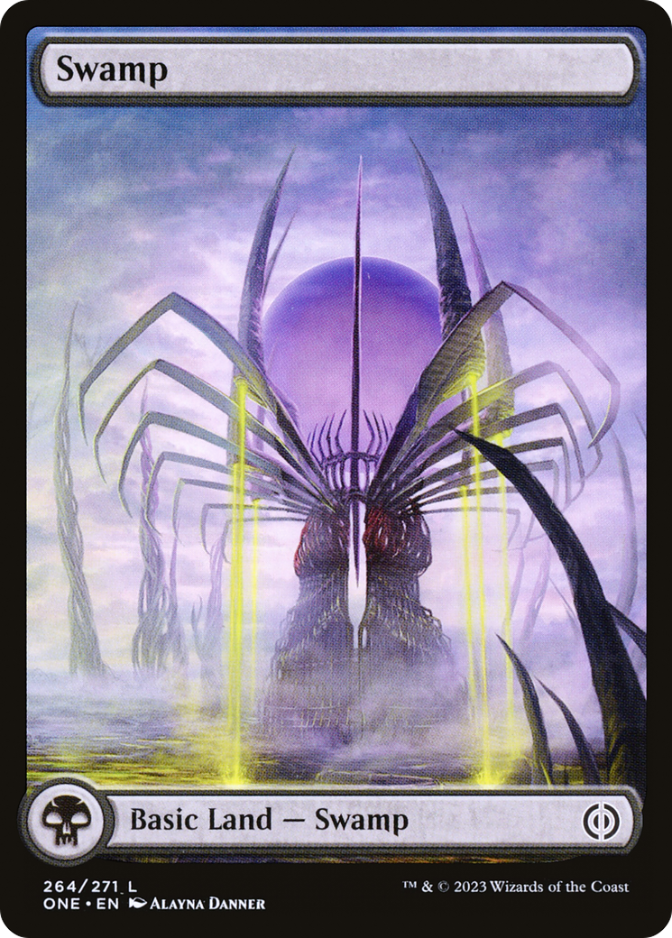Swamp (264) (Full-Art) [Phyrexia: All Will Be One] | Mindsight Gaming