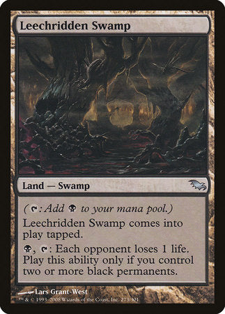 Leechridden Swamp [Shadowmoor] | Mindsight Gaming