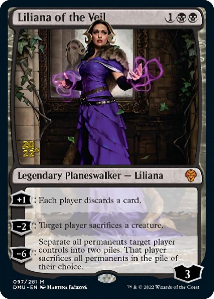 Liliana of the Veil [Dominaria United Prerelease Promos] | Mindsight Gaming