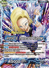 Android 18 // Android 18, Impenetrable Rushdown (BT20-023) [Power Absorbed Prerelease Promos] | Mindsight Gaming