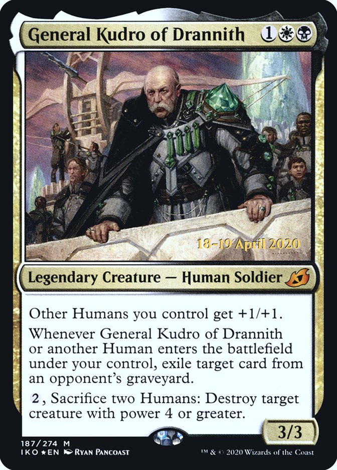 General Kudro of Drannith  [Ikoria: Lair of Behemoths Prerelease Promos] | Mindsight Gaming