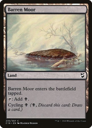 Barren Moor [Commander 2018] | Mindsight Gaming